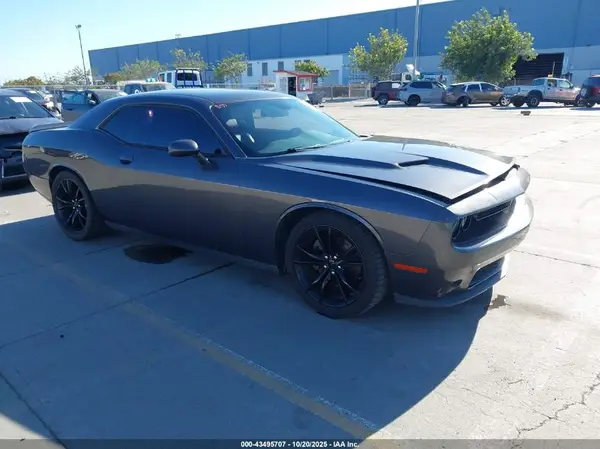 2C3CDZAG9GH256410 VIN - 2016 DODGE CHALLENGER SXT PLUS GREY 3.6L V