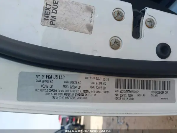 2C3CDZBT8KH550952 2019 DODGE CHALLENGER - Image 8