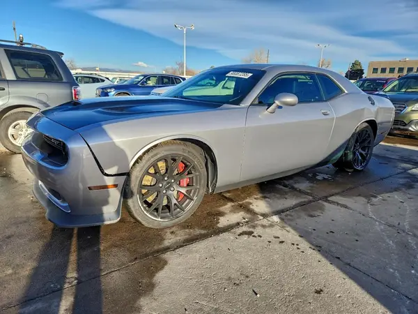 2C3CDZC93GH311660 VIN - 2016 DODGE CHALLENGER SRT HELLCAT GREY 6.2