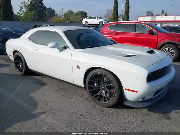 5分割のC 2C3CDZFJ6KH521975 VIN - 2019 DODGE CHALLENGER R/T SCAT PACK WHITE