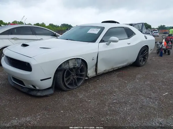 2C3CDZFJ7NH113666 VIN - 2022 DODGE CHALLENGER R/T SCAT PACK WHITE