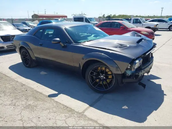2C3CDZC99PH525665 VIN - 2023 DODGE CHALLENGER SRT HELLCAT GREY 6.2