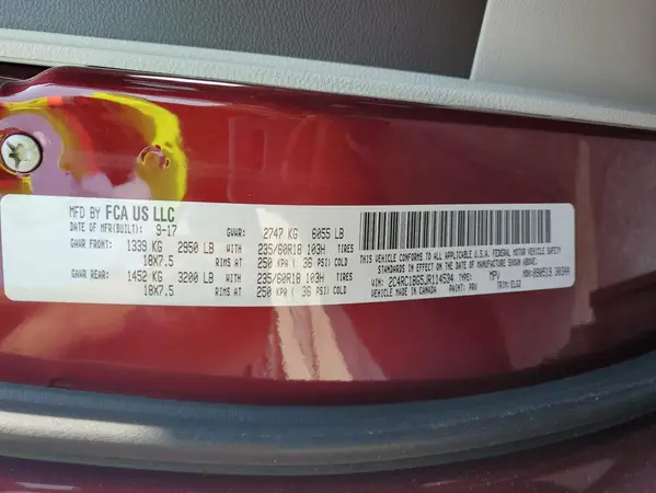 2C4RC1BG5JR114534 2018 CHRYSLER PACIFICA - Image 8