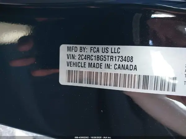 2C4RC1BG5TR173408 2026 CHRYSLER PACIFICA - Image 5