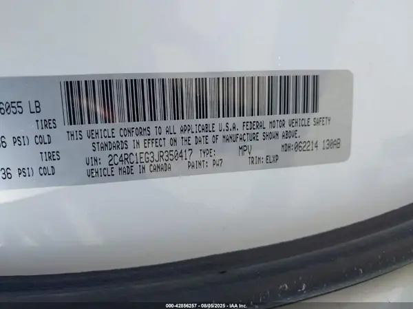2C4RC1EG3JR350417 2018 CHRYSLER PACIFICA - Image 8
