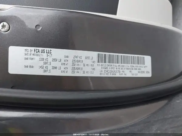 2C4RC1EG4JR121759 2018 CHRYSLER PACIFICA - Image 8