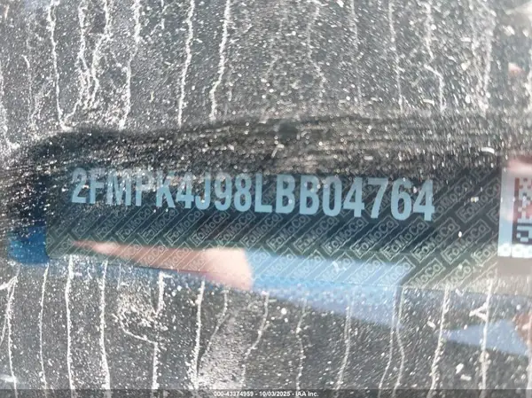 2FMPK4J98LBB04764 2020 FORD EDGE - Image 8