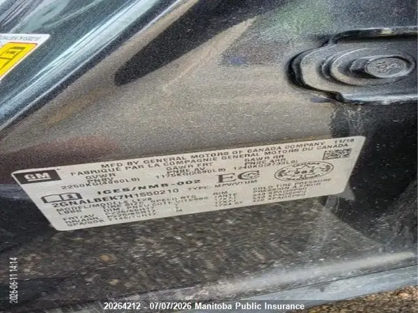 2GNALBEK7H1550210 2017 CHEVROLET EQUINOX - Image 8