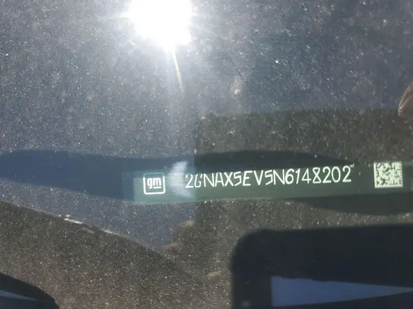 2GNAX5EV5N6148202 2022 CHEVROLET EQUINOX - Image 2