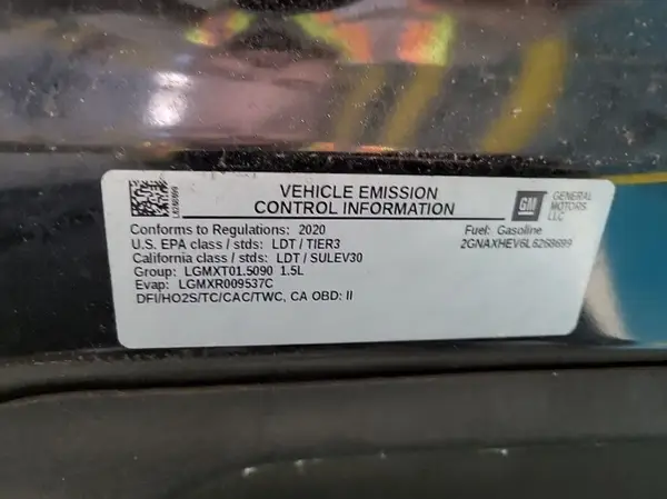 2GNAXHEV6L6268699 2020 CHEVROLET EQUINOX - Image 8