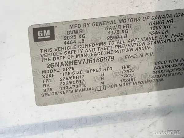 2GNAXHEV7J6186879 2018 CHEVROLET EQUINOX - Image 8