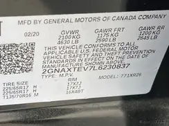 2GNAXTEV7L6230837 2020 CHEVROLET EQUINOX