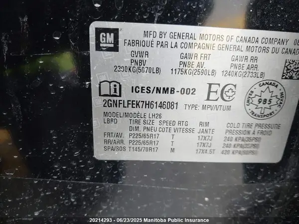 2GNFLFEK7H6146081 2017 CHEVROLET EQUINOX - Image 8