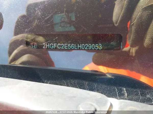 2HGFC2E56LH029053 2020 HONDA CIVIC - Image 8