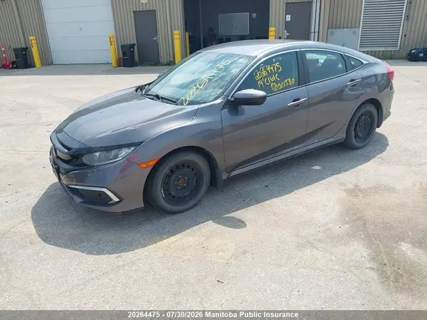 2HGFC2F53KH001580 2019 HONDA CIVIC - Image 2