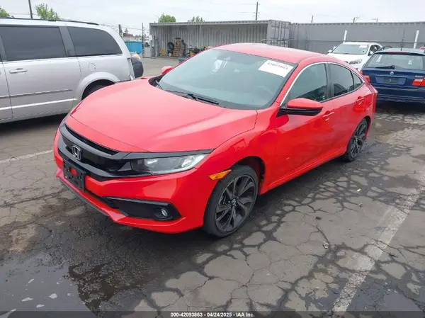 2HGFC2F80KH538093 2019 HONDA CIVIC - Image 2