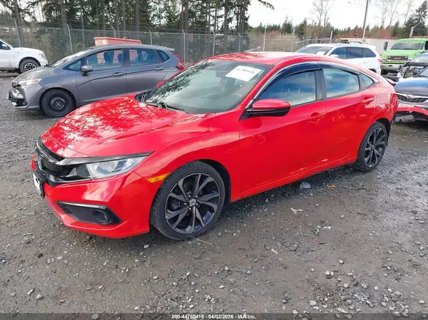 2HGFC2F80KH597662 2019 HONDA CIVIC - Image 2