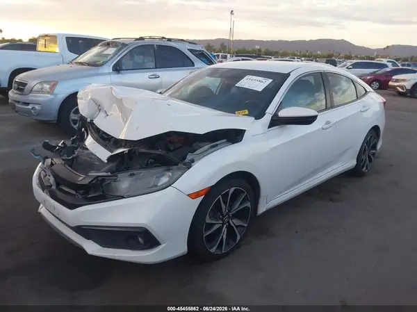 2HGFC2F81KH553881 2019 HONDA CIVIC - Image 2