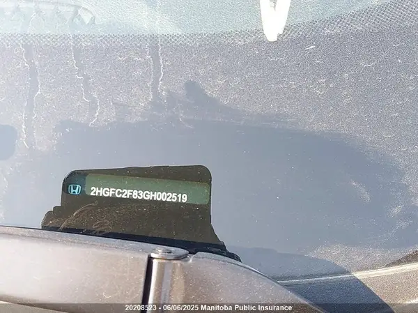 2HGFC2F83GH002519 2016 HONDA CIVIC - Image 8
