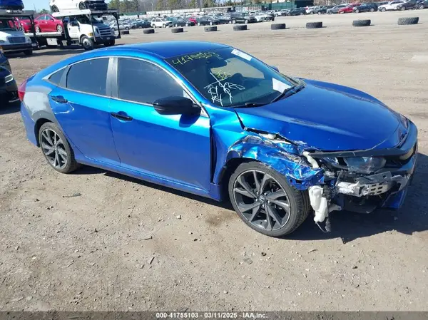 2HGFC2F87KH592734 2019 HONDA CIVIC - Image 1