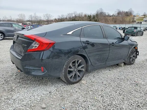 2019 HONDA CIVIC COPART lot 78685035 auction photo 3