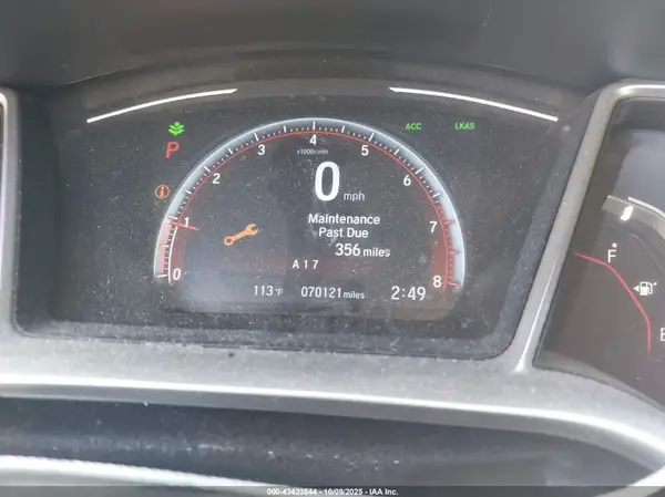 2021 HONDA CIVIC auction photo 7