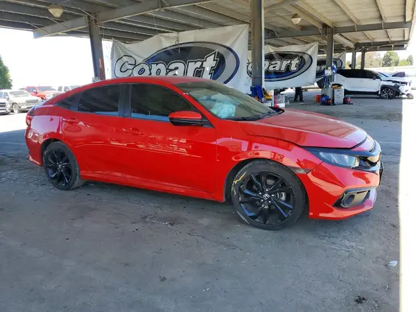 2019 HONDA CIVIC COPART lot 63609786 auction photo 4