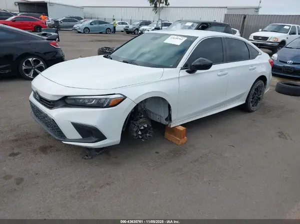 2HGFE2F21NH522592 2022 HONDA CIVIC - Image 2