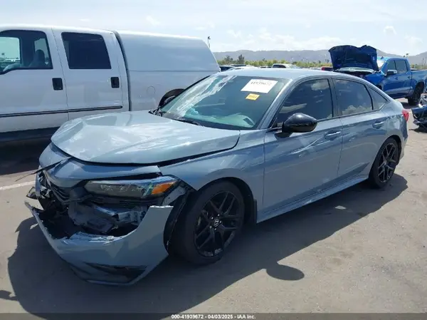 2HGFE2F50NH600791 2022 HONDA CIVIC - Image 2