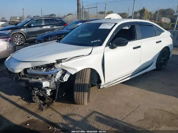 2HGFE2F51NH550595 2022 HONDA CIVIC - Image 2