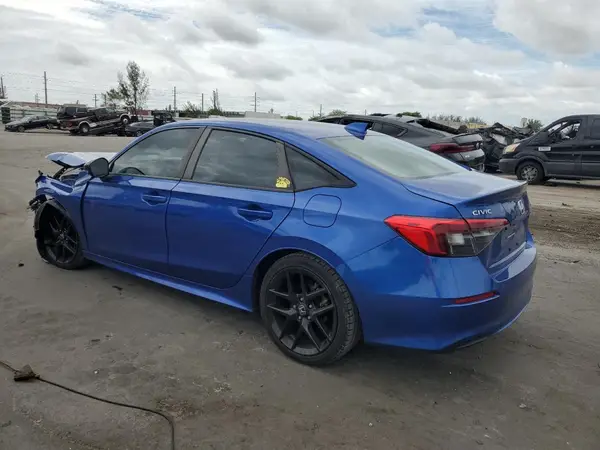 2HGFE2F51NH553433 2022 HONDA CIVIC - Image 2