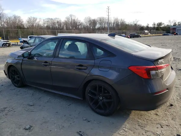 2HGFE2F51NH570457 2022 HONDA CIVIC - Image 2