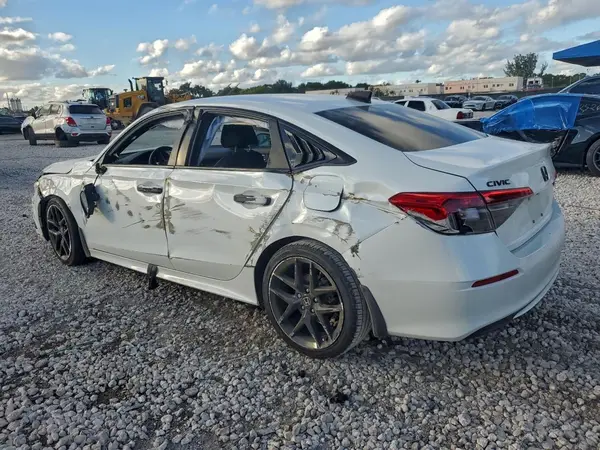 2HGFE2F51NH580616 2022 HONDA CIVIC - Image 2