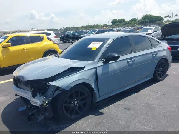 2HGFE2F51NH587565 2022 HONDA CIVIC - Image 2
