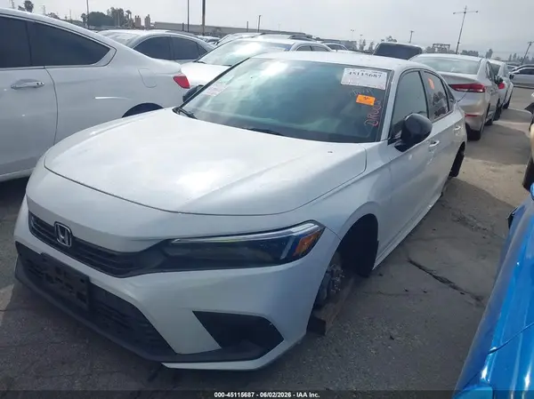 2HGFE2F51NH588117 2022 HONDA CIVIC - Image 2