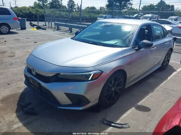 2HGFE2F52NH594377 2022 HONDA CIVIC - Image 2