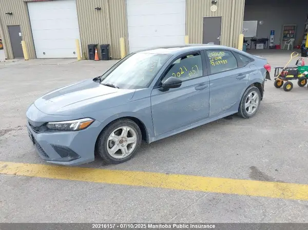 2HGFE2F54NH129485 2022 HONDA CIVIC - Image 2