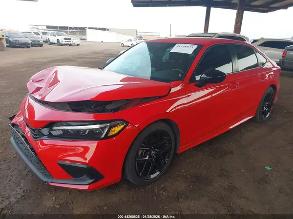 2HGFE2F55NH542547 2022 HONDA CIVIC - Image 2