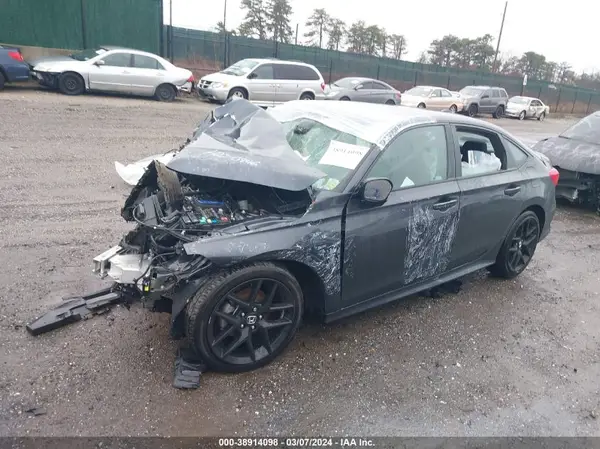 2HGFE2F55NH592445 2022 HONDA CIVIC - Image 2