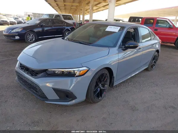 2HGFE2F57NH500137 2022 HONDA CIVIC - Image 2