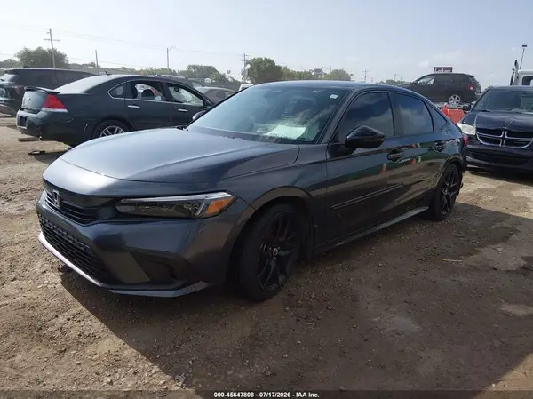 2HGFE2F57NH600187 2022 HONDA CIVIC - Image 2