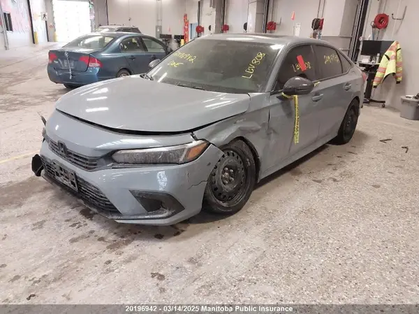 2HGFE2F58NH126413 2022 HONDA CIVIC - Image 2