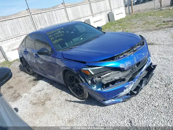 2HGFE2F59NH117509 2022 HONDA CIVIC - Image 1