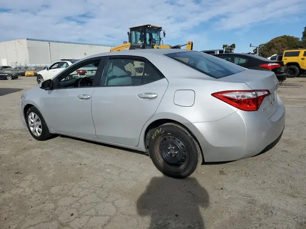 2T1BURHE0GC619439 2016 TOYOTA COROLLA - Image 2