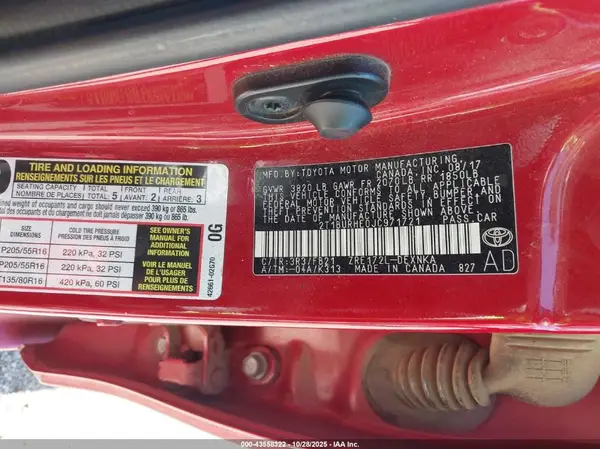 2T1BURHE0JC971721 2018 TOYOTA COROLLA - Image 8