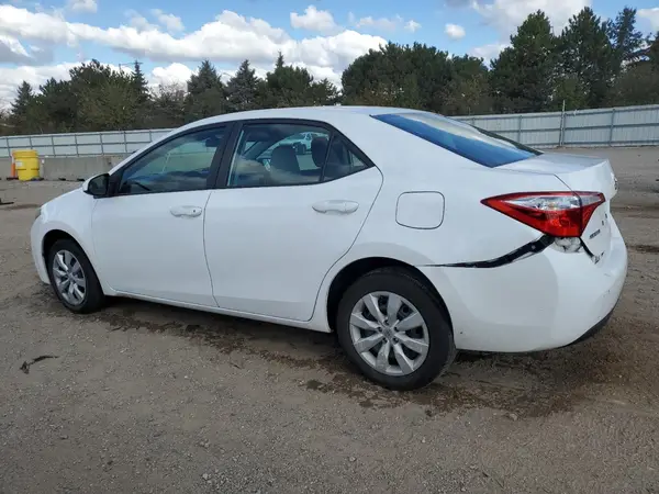 2T1BURHE2GC617109 2016 TOYOTA COROLLA - Image 2