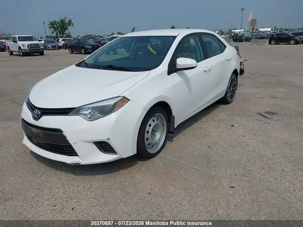 2T1BURHE3GC510473 2016 TOYOTA COROLLA - Image 2