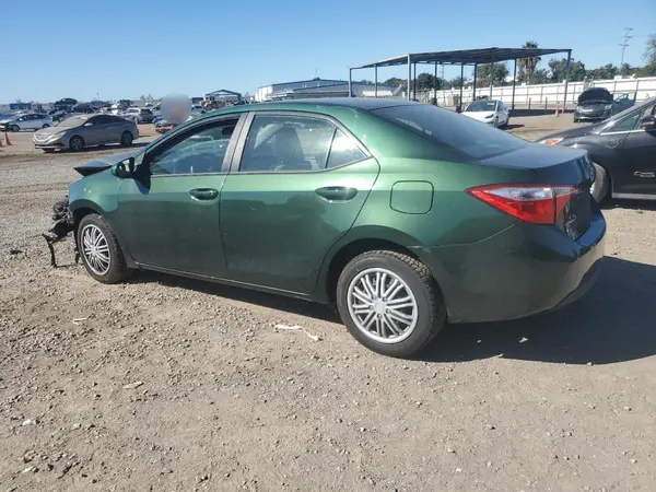2T1BURHE3GC632833 2016 TOYOTA COROLLA - Image 2