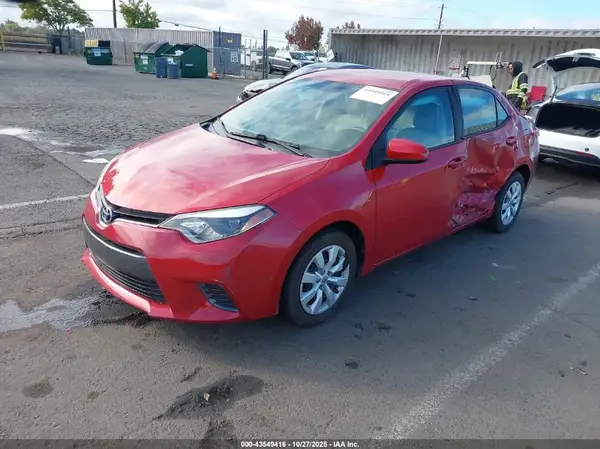 2T1BURHE6GC582851 2016 TOYOTA COROLLA - Image 2