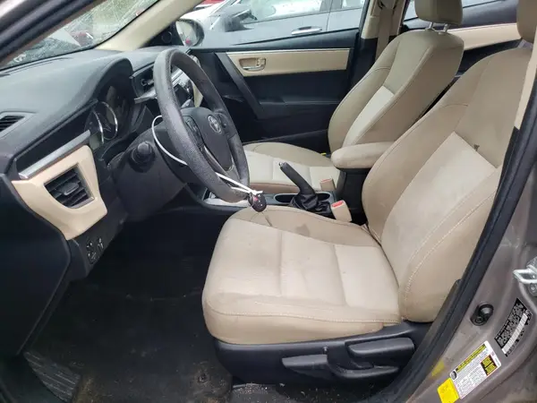 2016 TOYOTA COROLLA COPART lot 58705875 auction photo 7